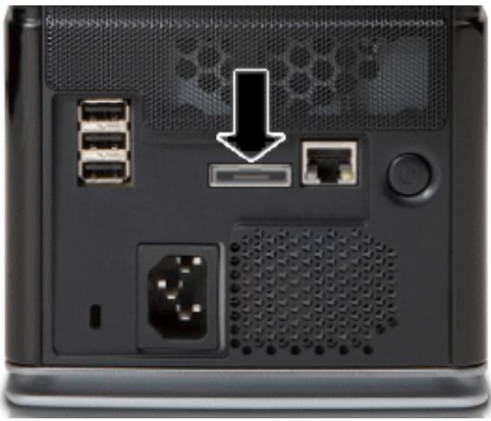 COMPAQ MEDIASMART EX490 - Connexion d'un disque dur esata ou d'un multiplicateuR de ports SATA - 1