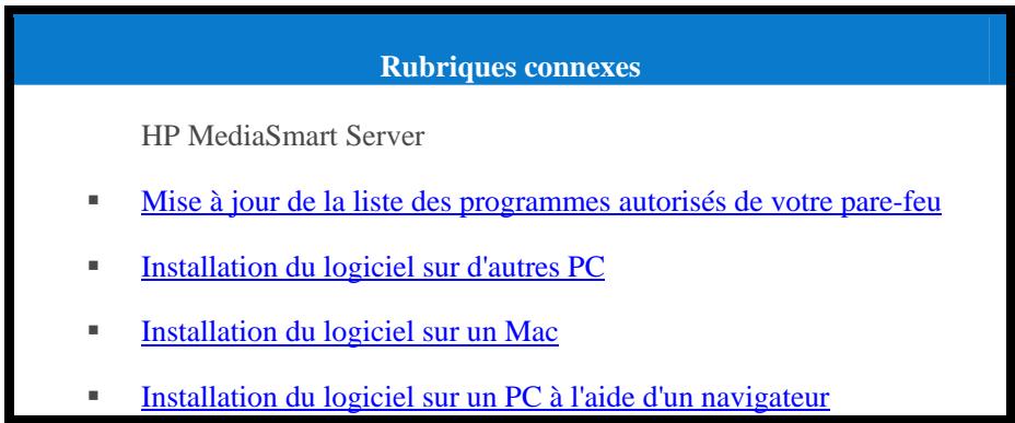 COMPAQ MEDIASMART EX490 - Remarque importante - 2