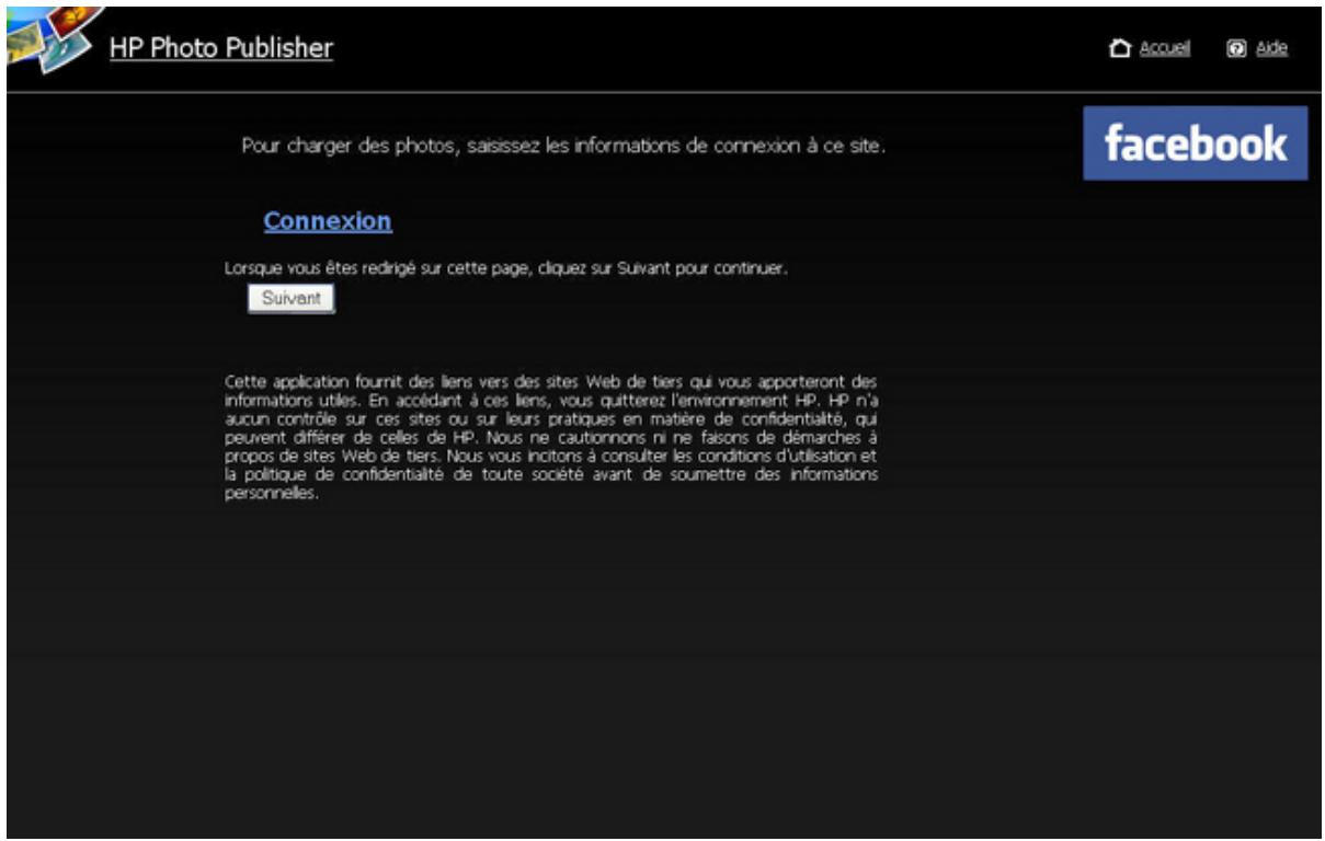 COMPAQ MEDIASMART EX490 - Connexionàfacebook - 1