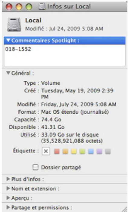 COMPAQ MEDIASMART EX490 - Déterminer l'espace utilisé sur le disque local - 1