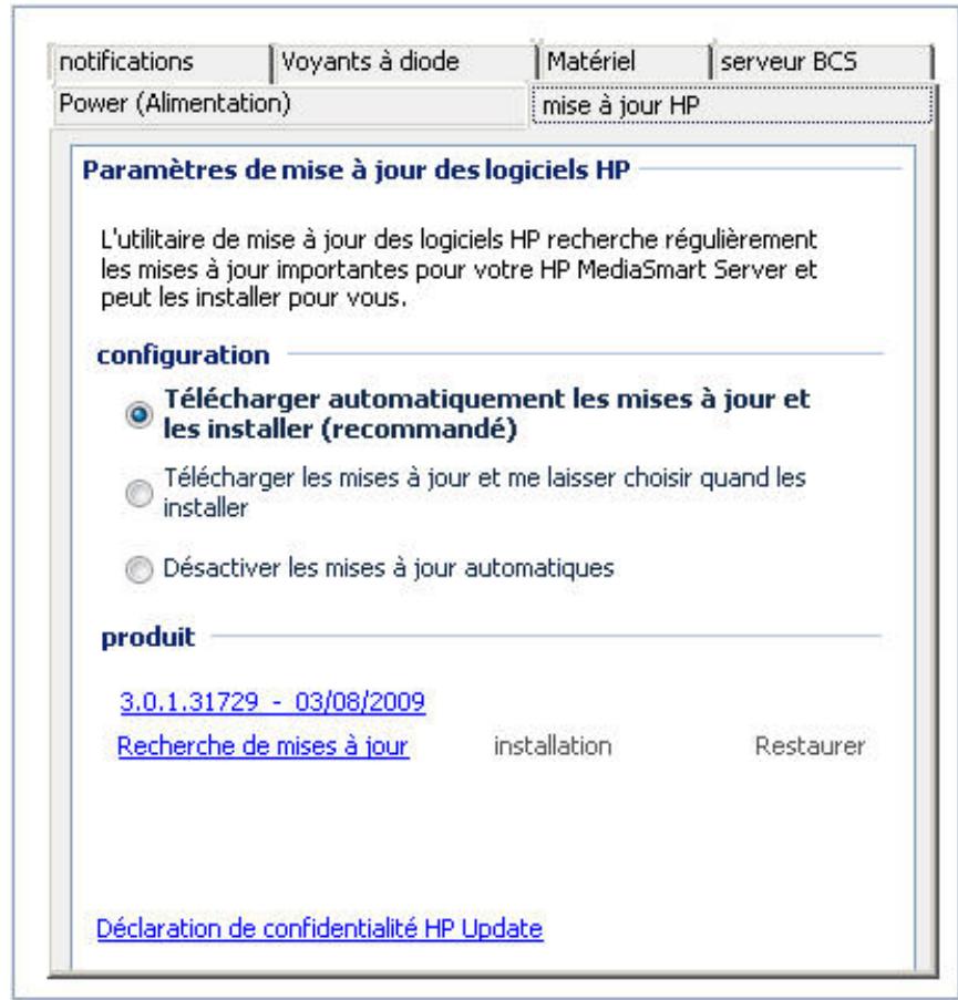 COMPAQ MEDIASMART EX490 - Vérification du numéro de version du serveur - 1