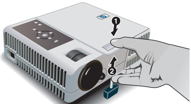 COMPAQ MP3220 - Orienter le projecteur - 1