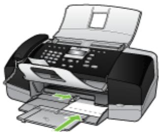COMPAQ OFFICEJET J3500 - Pour charger du papier photo 10 × 15 cm avec languette dans le bac d'alimentation - 2