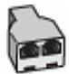 COMPAQ OFFICEJET J3500 - Pour configurer le périphérique sur la même ligne téléphonique qu'un ordinateur doté d'un port téléphonique - 6