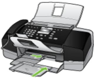 COMPAQ OFFICEJET J3500 - Pour charger des fiches bristol dans le bac d'alimentation - 1