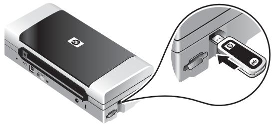 COMPAQ OFFICEJET PRO - Etape 1 : Installation de l'accessoire USB sans fil Bluetooth - 1