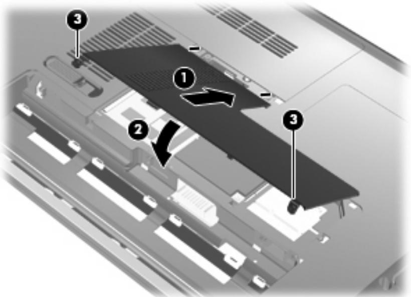 COMPAQ PAVILION - Mise à niveau d'un module mémoire dans le compartiment principal de module mémoire - 6