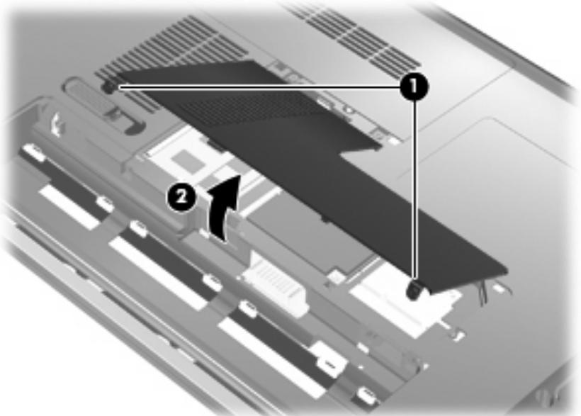 COMPAQ PAVILION - Mise à niveau d'un module mémoire dans le compartiment principal de module mémoire - 1