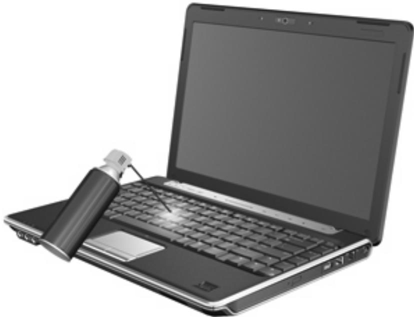 COMPAQ PAVILION - Nettoyage du pavé tactile et du clavier - 1