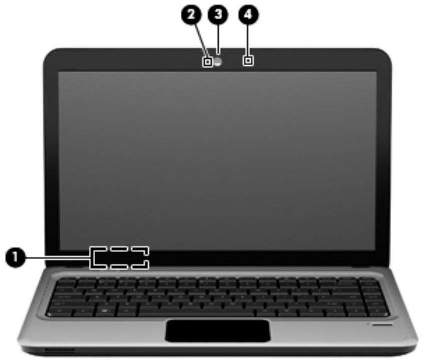 COMPAQ PAVILION - Éléments de l'écran - 1