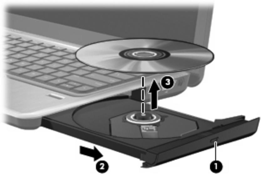 COMPAQ PAVILION - Retrait d'un disque optique (CD, DVD ou BD) - 2