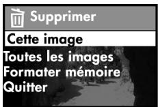 COMPAQ PHOTOSMART 120 - Suppression d'images - 1