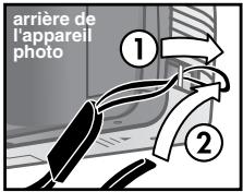COMPAQ PHOTOSMART 120 - Mise en place de la sangle - 1