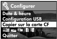 COMPAQ PHOTOSMART 120 - Copie sur carte CF - 1