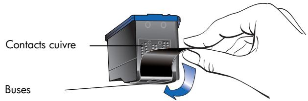 COMPAQ PHOTOSMART 130 - Pour installer la cartouche d'impression : - 1