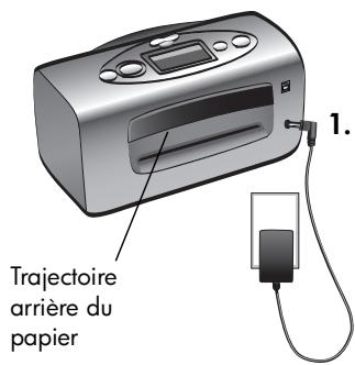 COMPAQ PHOTOSMART 130 - Branchement de l'adaptateur secteur - 1