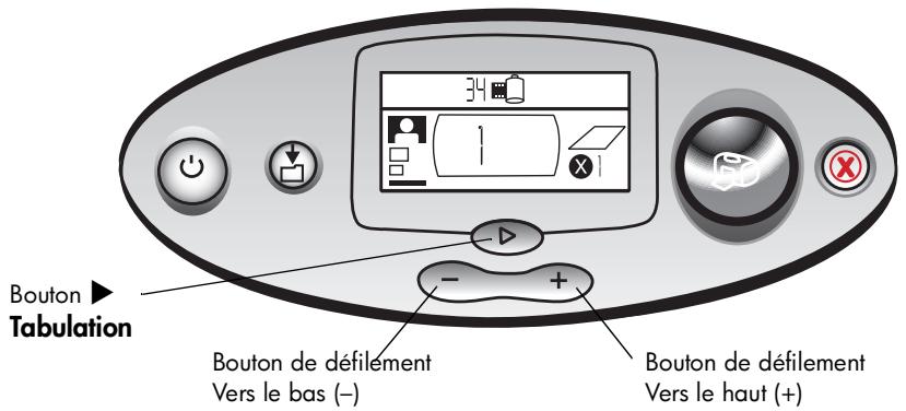 COMPAQ PHOTOSMART 130 - Pour modifier les paramètres de l'imprimante : - 1