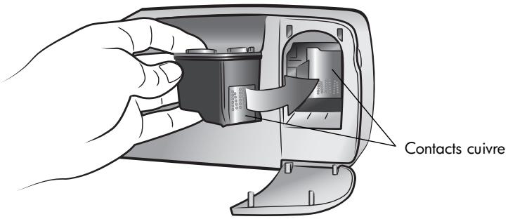 COMPAQ PHOTOSMART 140 - Pour installer ou remplacer la cartouche d'impression : - 3