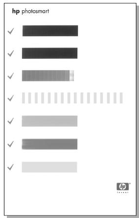 COMPAQ PHOTOSMART 140 - Page de calibration - 1