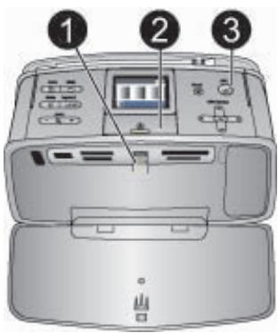 COMPAQ PHOTOSMART 470 - Face arrière de l'imprimante - 1