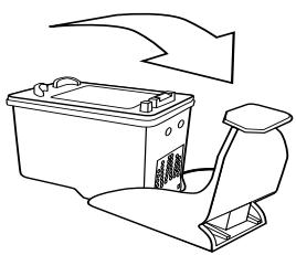 COMPAQ PHOTOSMART 7150 - Utilisation de la boîte de protection de la cartouche d'impression - 1