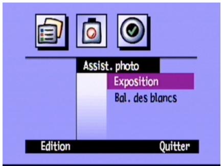 COMPAQ PHOTOSMART C500 - Pour modifier l'exposition : - 1