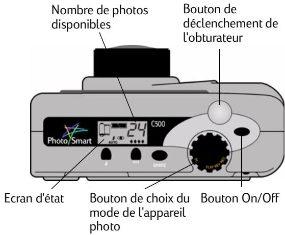 COMPAQ PHOTOSMART C500 - Pour prendre des photos de type rafale : - 1