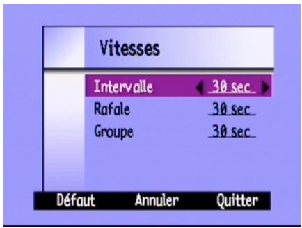 COMPAQ PHOTOSMART C500 - Pour changer la vitesse de lecture : - 1
