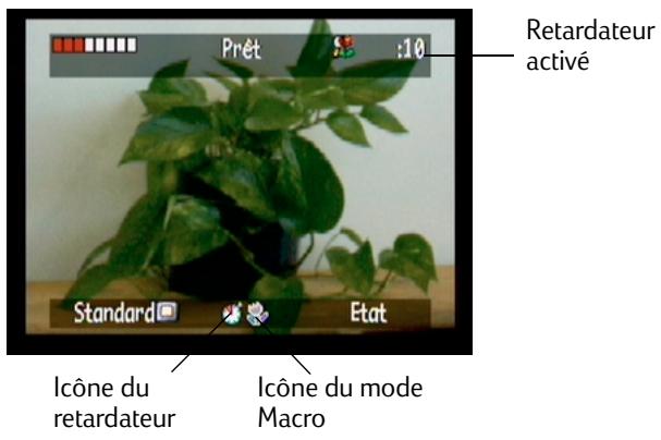 COMPAQ PHOTOSMART C500 - Pour utiliser le retardateur : - 3