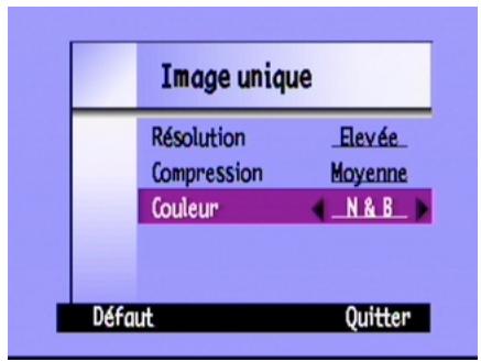 COMPAQ PHOTOSMART C500 - Pour passer à des photos en couleur ou en noir et blanc : - 1