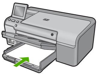 COMPAQ PHOTOSMART D7500 - So legen Sie großformatiges Papier ein: - 3