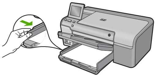 COMPAQ PHOTOSMART D7500 - So legen Sie großformatiges Papier ein: - 5