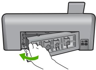 COMPAQ PHOTOSMART D7500 - So beseitigen Sie Papierstaus durch dieindhere Klappe: - 2