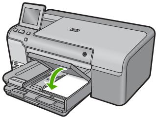 COMPAQ PHOTOSMART D7500 - So legen Sie großformatiges Papier ein: - 12