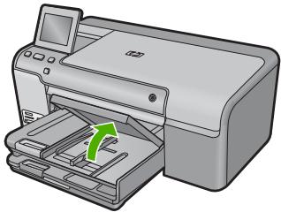 COMPAQ PHOTOSMART D7500 - So legen Sie großformatiges Papier ein: - 8