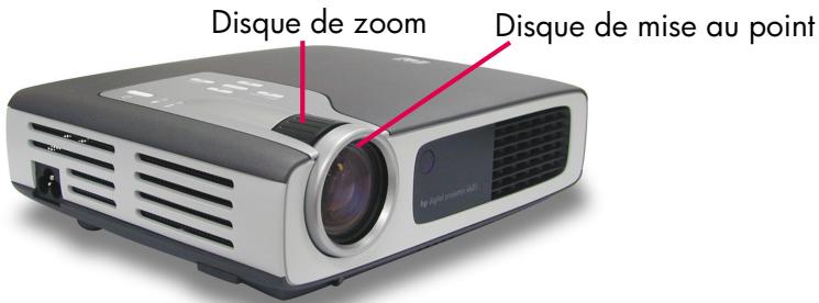 COMPAQ SB21 - Réglage du zoom et de la mise au point du hp XB31 - 1