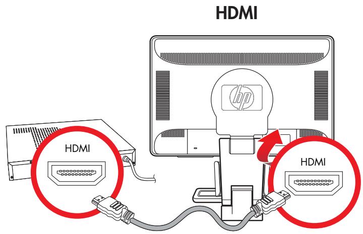 COMPAQ VP17 - Branchement du câble HDMI - 1
