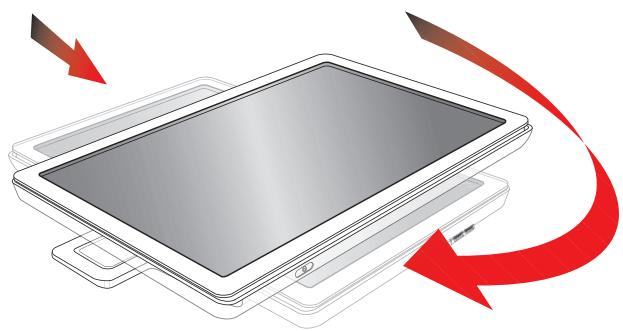 COMPAQ VP17 - Repliage du moniteur à double charnière - 4