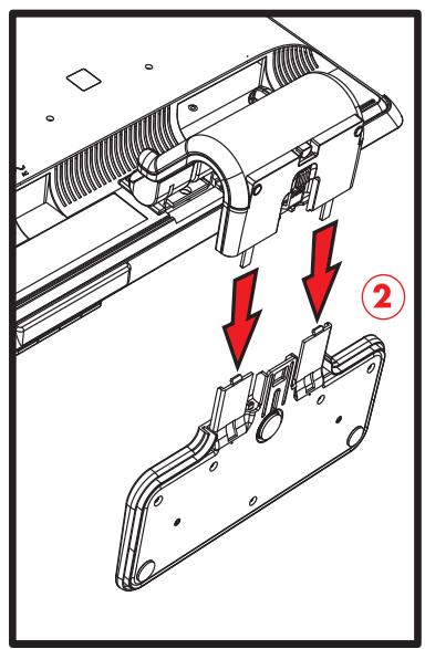 COMPAQ W1858 - Déinstallation de la base en porte-à-faux - 2