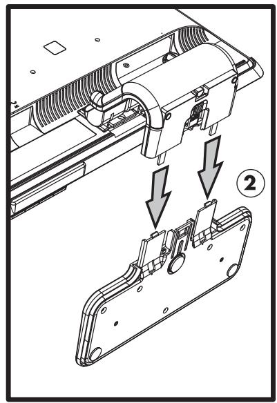 COMPAQ WF1907 - Déinstallation de la base en porte-à-faux - 1