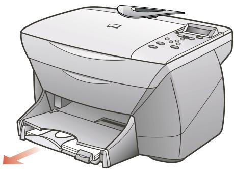 COMPAQ 310 - Charger du papier format letter ou A4 dans le bac d'entrée - 3