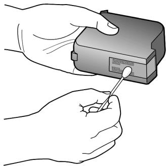 COMPAQ 310 - Nettoyer les contacts des cartouches d'impression - 1