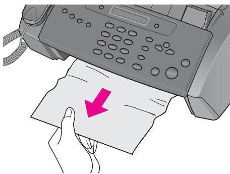 COMPAQ 1050 - Si le papier est coincé dans la zone d'impression - 1