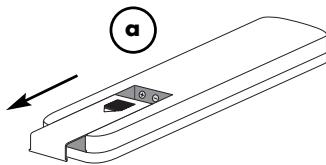 VINCENT CD-S2 - Remplacement/Insertion des piles - 1
