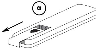 VINCENT CD-S2 - Changing/Inserting batteries: - 1