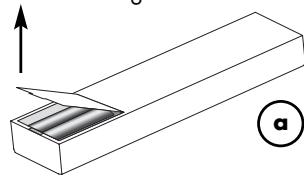 VINCENT CD-S4 - Wechsel/Einlagen der Batterien: - 1