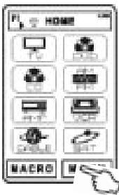 VINCENT RCA-572 - Ajouter une nouvelle touche de l'appareil sur la page HOME (Accueil): - 1