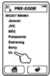 VINCENT RCA-572 - Add new device controls from the internal database - 6