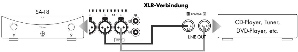 VINCENT SA-T8 - ANSCHLUSS DER QUELLGERÄTE - 2
