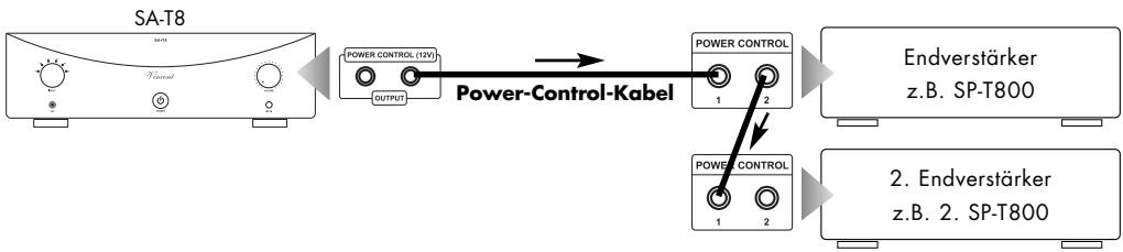 VINCENT SA-T8 - KABELVERBINDUNGEN FÜR DIE EINSCHALTSTEUERUNG (POWER CONTROL) - 1